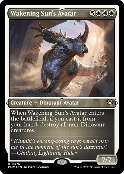 Wakening Sun's Avatar (Foil Etched)