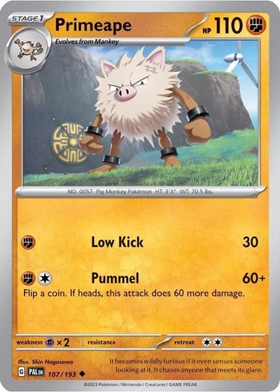 Primeape - 107/193 (Cosmos Holo)