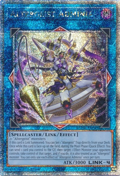 Altergeist Adminia (Quarter Century Secret Rare)
