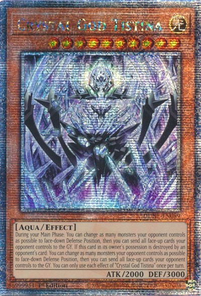 Crystal God Tistina (Quarter Century Secret Rare)