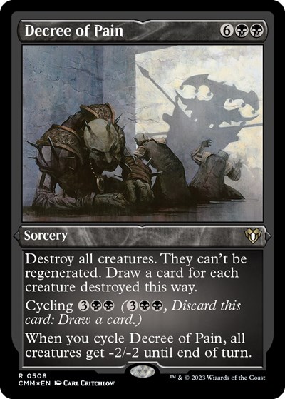 Decree of Pain (Foil Etched)