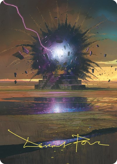 Return to Dust Art Card (Gold-Stamped Signature)