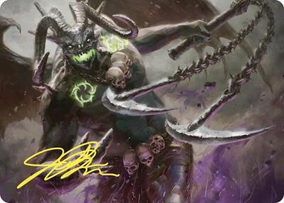 Archfiend of Despair Art Card (Gold-Stamped Signature)