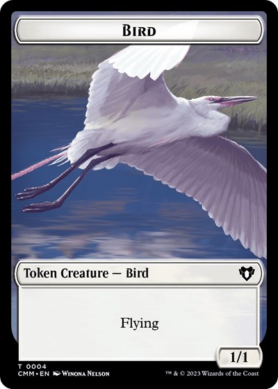 Bird // Zombie (0013) Double-Sided Token