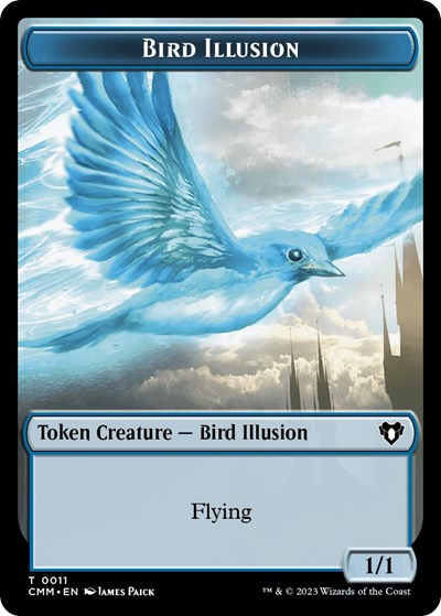 City's Blessing // Bird Illusion Double-Sided Token