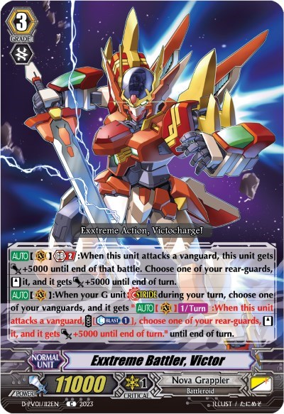 Exxtreme Battler, Victor