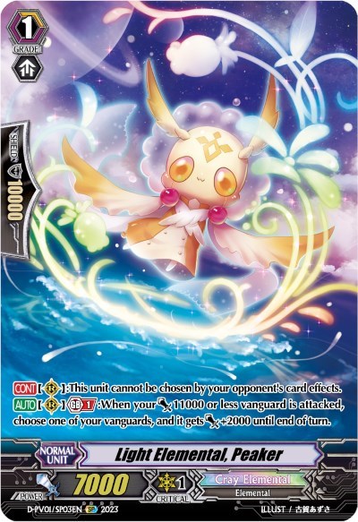 Light Elemental, Peaker (SP)