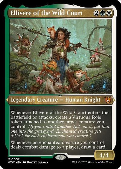 Ellivere of the Wild Court (Display Commander) - Thick Stock