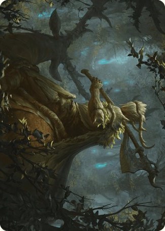 Verdant Outrider Art Card