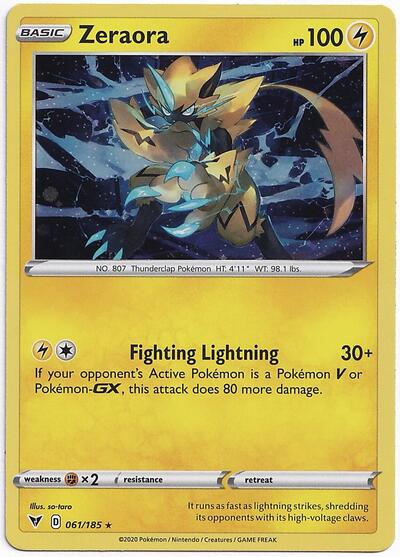 Zeraora - 061/185 (Cosmos Holo)