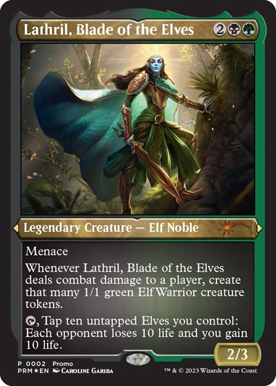 Lathril, Blade of the Elves (Foil Etched)