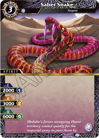 Saber Snake