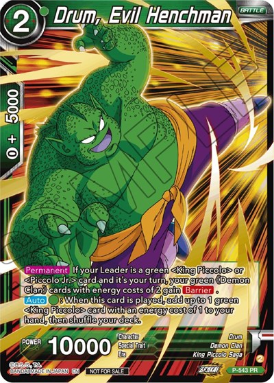 Drum, Evil Henchman (Championship Selection Pack 2023 Vol.3)