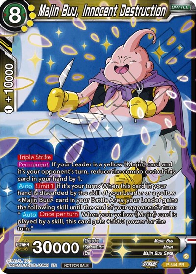 Majin Buu, Innocent Destruction (Championship Selection Pack 2023 Vol.3) (Gold-Stamped Shatterfoil)