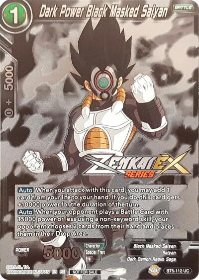Dark Power Black Masked Saiyan (Event Pack 13)