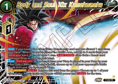Body and Soul 10x Kamehameha (Championship Z Extra Card Pack 2023) (Gold-Stamped)
