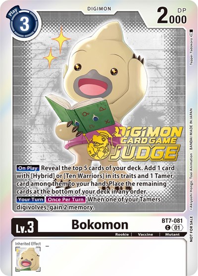 Bokomon - BT7-081 (Judge Pack 4)