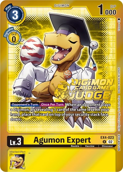 Agumon Expert - EX4-023 (Judge Pack 4)