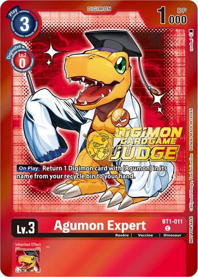 Agumon Expert - BT1-011 (Judge Pack 4)