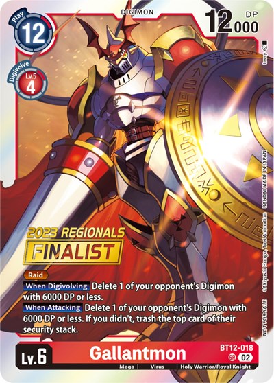 Gallantmon (2023 Regionals Finalist)