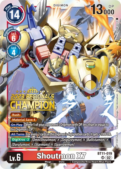Shoutmon X7 (2023 Regionals Champion)