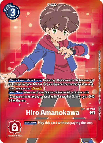 Hiro Amanokawa (Resurgence Booster Box Promotion Pack)