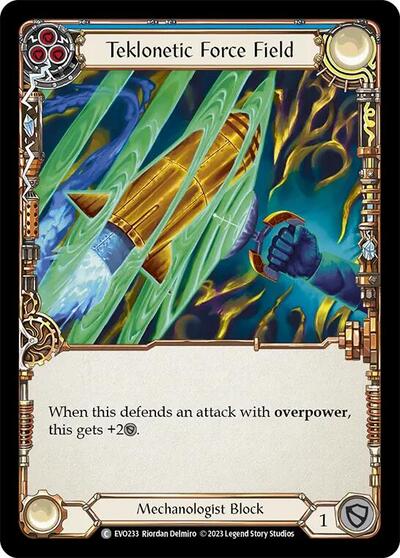 Teklonetic Force Field (Blue)
