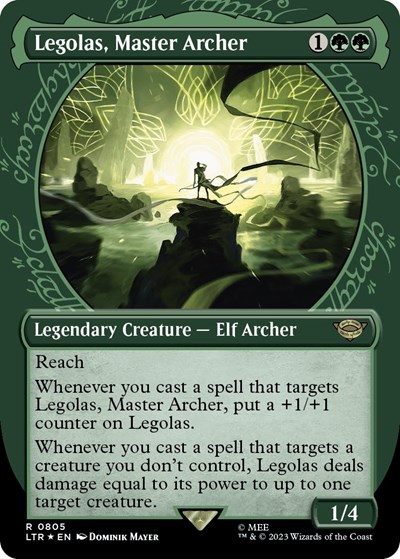 Legolas, Master Archer (Showcase) (Surge Foil)