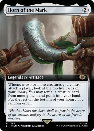 Horn of the Mark (Extended Art) (Surge Foil)