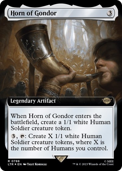 Horn of Gondor (Extended Art) (Surge Foil)