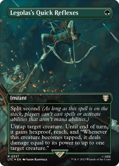 Legolas's Quick Reflexes (Borderless) (Surge Foil)