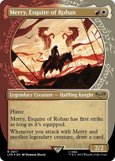 Merry, Esquire of Rohan (Showcase) (Surge Foil)