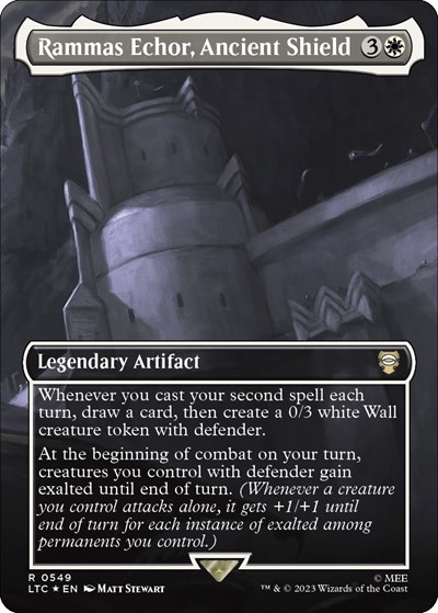 Rammas Echor, Ancient Shield (Borderless) (Surge Foil)