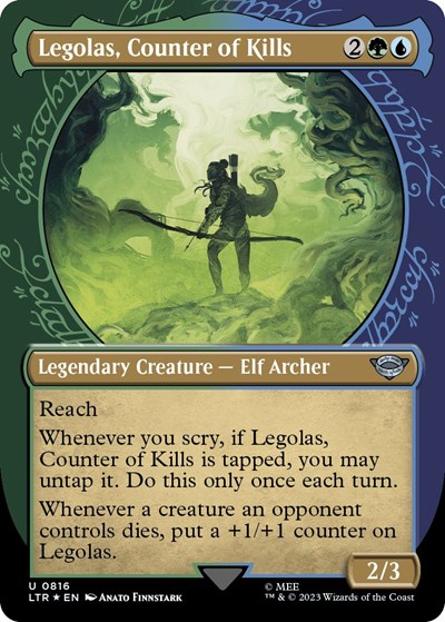 Legolas, Counter of Kills (Showcase) (Surge Foil)