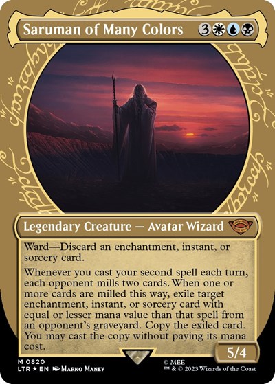 Saruman of Many Colors (Showcase) (Surge Foil)