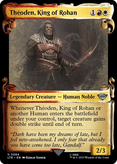 Theoden, King of Rohan (Showcase Scrolls)
