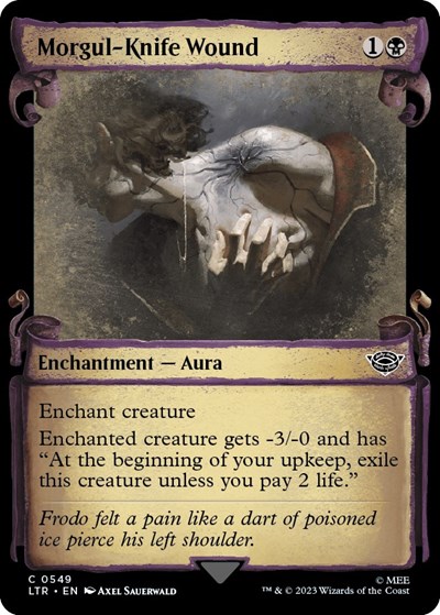 Morgul-Knife Wound (Showcase Scrolls)