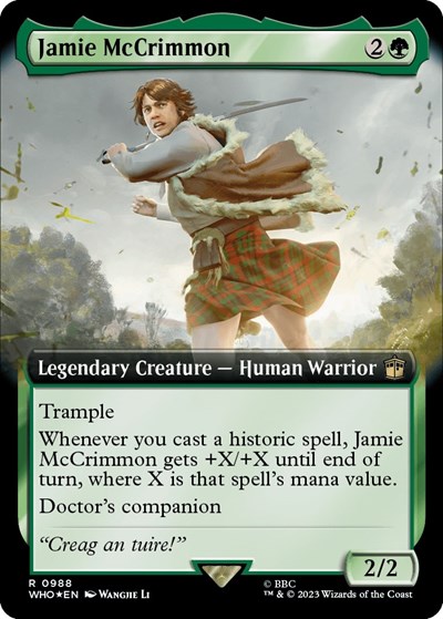 Jamie McCrimmon (Extended Art) (Surge Foil)