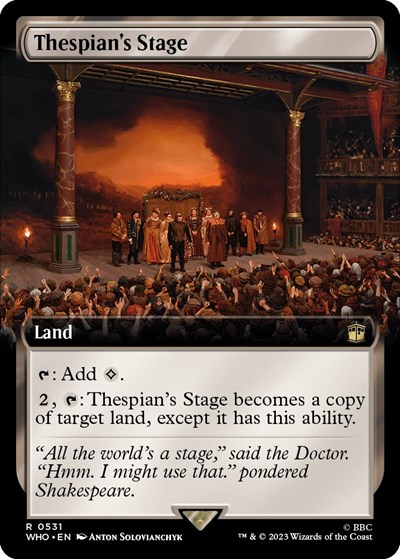 Thespian's Stage (Extended Art)