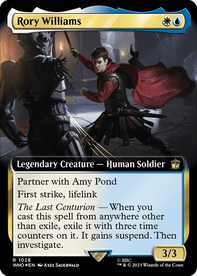 Rory Williams (Extended Art) (Surge Foil)