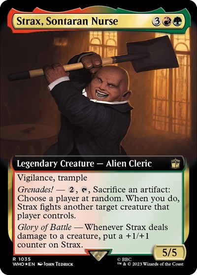 Strax, Sontaran Nurse (Extended Art) (Surge Foil)