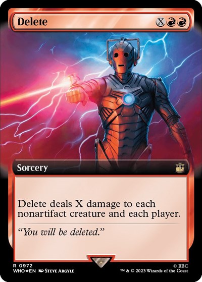 Delete (Extended Art) (Surge Foil)