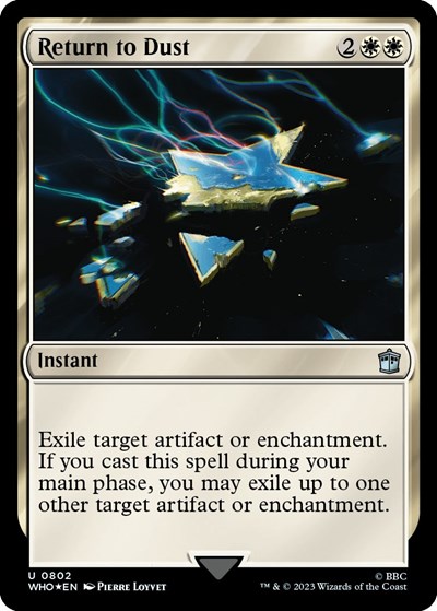 Return to Dust (Surge Foil)