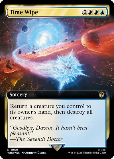 Time Wipe (Extended Art) (Surge Foil)