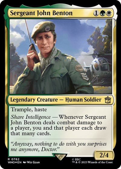 Sergeant John Benton (Surge Foil)