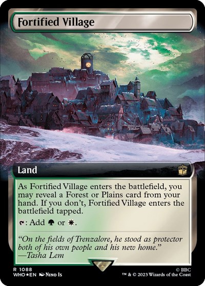 Fortified Village (Extended Art) (Surge Foil)