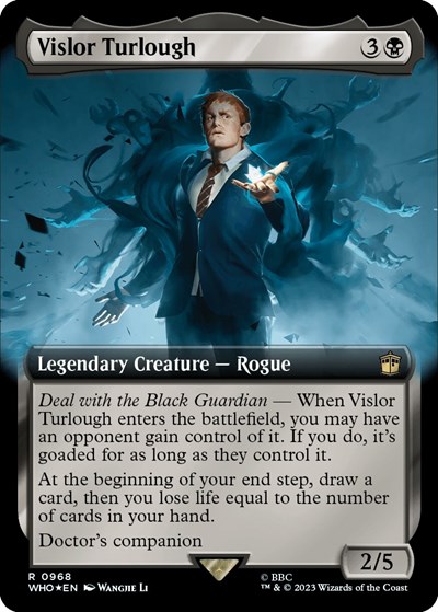 Vislor Turlough (Extended Art) (Surge Foil)