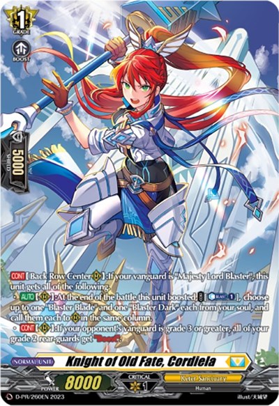 Knight of Old Fate, Cordiela (260)