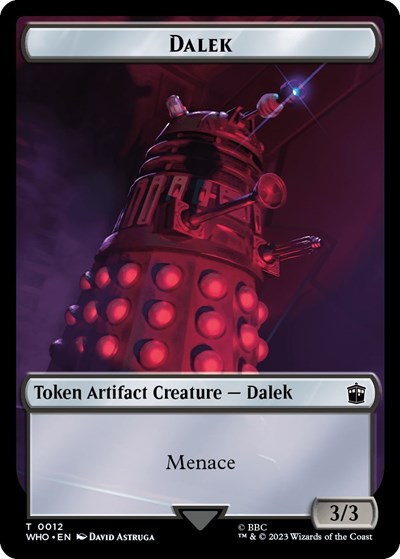 Dalek // Alien Salamander Double-Sided Token