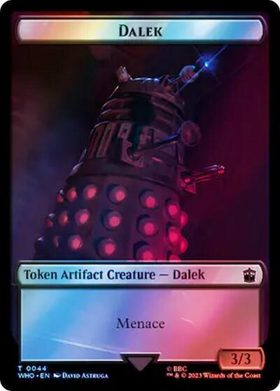 Dalek // Dinosaur Double-Sided Token (Surge Foil)